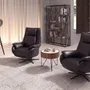 Floor lamps - Chrome steel and black steel floor lamp - ANGEL CERDÁ