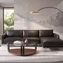 Floor lamps - Floor lamp in polished gold steel and black steel - ANGEL CERDÁ