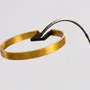 Floor lamps - Floor lamp in polished gold steel and black steel - ANGEL CERDÁ