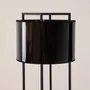 Lampadaires - Lampadaire en PVC noir et doré brillant et acier noir - ANGEL CERDÁ