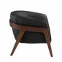 Armchairs - Black leather armchair - ANGEL CERDÁ