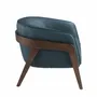 Fauteuils - Fauteuil en cuir bleu pétrole - ANGEL CERDÁ