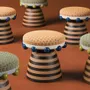 Tabourets - Krom Mea Stool Handmade by Malabar - MALABAR