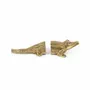Sculptures, statuettes et miniatures - Serre-Livres Crocodile - Laiton - BAZAR BIZAR LIVING