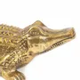 Sculptures, statuettes et miniatures - Serre-Livres Crocodile - Laiton - BAZAR BIZAR LIVING