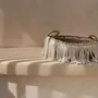 Baskets - The Boho Fringe Basket - Natural White - BAZAR BIZAR LIVING