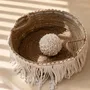 Baskets - The Boho Fringe Basket - Natural White - BAZAR BIZAR LIVING