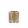 Bougeoirs et photophores  - Bougeoir Croco - Laiton - M - BAZAR BIZAR LIVING