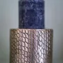Bougeoirs et photophores  - Bougeoir Croco - Laiton - M - BAZAR BIZAR LIVING