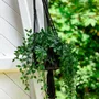 Decorative objects - The Macrame Plant Holder - Black - S - BAZAR BIZAR LIVING