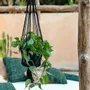 Decorative objects - The Macrame Plant Holder - Black - S - BAZAR BIZAR LIVING
