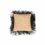 Cushions - The Raffia Cushion Cover Square - Natural Black - 40x40 - BAZAR BIZAR LIVING