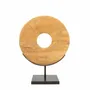 Sculptures, statuettes et miniatures - Le Disque En Teck Sur Pied - M - BAZAR BIZAR LIVING