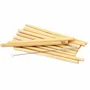 Couverts & ustensiles de cuisine - Les Pailles en Bambou - Lot de 10 Avec Brosse de Nettoyage - BAZAR BIZAR LIVING