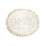 Placemats - The Seagrass Shell Pan Coaster - Natural - BAZAR BIZAR LIVING