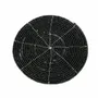 Placemats - The Beaded Coaster - Black - BAZAR BIZAR LIVING