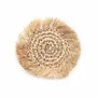 Placemats - The Fringe Raffia Coaster - Natural - BAZAR BIZAR LIVING