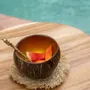 Placemats - The Fringe Raffia Coaster - Natural - BAZAR BIZAR LIVING