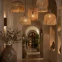 Abat-jours - La Suspension Abaca Hoola - Naturel - L - BAZAR BIZAR LIVING