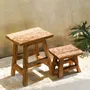 Tabourets - Le Tabouret Yoke - Naturel - L - BAZAR BIZAR LIVING
