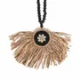 Objets de décoration - Le Raffia Mahkota Pompon - Naturel Noir - BAZAR BIZAR LIVING