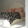 Plaids - Le Jeté de Lit Aztec - Naturel Noir - BAZAR BIZAR LIVING