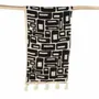 Plaids - Le Jeté de Lit Aztec - Naturel Noir - BAZAR BIZAR LIVING