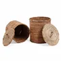 Corbeilles - Les Paniers en Feuilles de Banane Chingon - Naturel - L - BAZAR BIZAR LIVING