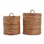 Corbeilles - Les Paniers en Feuilles de Banane Chingon - Naturel - L - BAZAR BIZAR LIVING