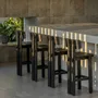 Tabourets - Le Sama Sama Tabouret de Bar - Noir - BAZAR BIZAR LIVING
