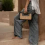 Clutches - The Riviera Noir Clutch - Natural Black - BAZAR BIZAR LIVING