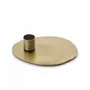 Candlesticks and candle holders - The Glowpad Candle Holder - Gold - S - BAZAR BIZAR LIVING