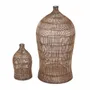 Abat-jours - La Woven Bell Suspension - Noyer Foncé - S - BAZAR BIZAR LIVING