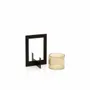 Candlesticks and candle holders - The Hurricane Framed Candle Holder - Black - M - BAZAR BIZAR LIVING