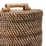 Boîtes de rangement  - Le Panier En Rotin Haut - Brun Naturel - BAZAR BIZAR LIVING
