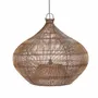 Abat-jours - La Desert Gourd Suspension - Noyer Foncé - L - BAZAR BIZAR LIVING