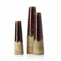 Vases - Le Vase Cône Ambre - Brun Béton - S - BAZAR BIZAR LIVING