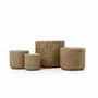 Flower pots - The RattanRock Planter - Natural - L - BAZAR BIZAR LIVING
