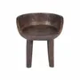 Tabourets - La Chaise Basse Sit Happens - Noyer Foncé - BAZAR BIZAR LIVING