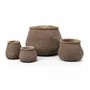 Pots de fleurs - Le Cache-Pot Faux-Puff - Marron - M - BAZAR BIZAR LIVING
