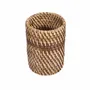 Bathroom storage - The Colonial Tooth Brush Holder - Natural Brown - BAZAR BIZAR LIVING