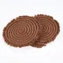 Placemats - The Cotton Coaster - Dark Walnut - BAZAR BIZAR LIVING