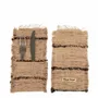 Table linen - The Oh My Gee Cutlery Holder - Beige Black - BAZAR BIZAR LIVING