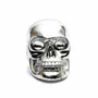 Sculptures, statuettes et miniatures - Le Resin Skull Head Crâne Silver M - BAZAR BIZAR LIVING