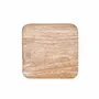 Placemats - The Material Coaster - Medium Rustic Washed White - BAZAR BIZAR LIVING