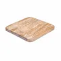 Placemats - The Material Coaster - Medium Rustic Washed White - BAZAR BIZAR LIVING