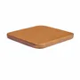 Placemats - The Material Coaster - Smooth Medium Brown - BAZAR BIZAR LIVING