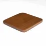 Placemats - The Material Coaster - Smooth Dark Brown - BAZAR BIZAR LIVING