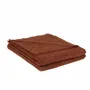 Throw blankets - THROW CIRRUS CHOCOLAT 140X180CM (55''X71'') 100% MOHAIR - BRUN DE VIAN-TIRAN