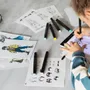 Loisirs créatifs pour enfant - SYCOMORE Manga - XL TABLETTE LUMINEUSE RECHARGEABLE - CRÉATION MANGA - SYCOMORE